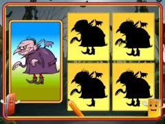 Leikur Shadow Match Halloween á netinu