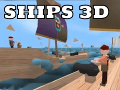 Leikur Ships 3D IO á netinu