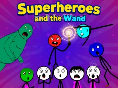 Leikur Superheroes and the Wand á netinu