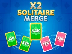 Leikur X2 Solitaire Merge á netinu