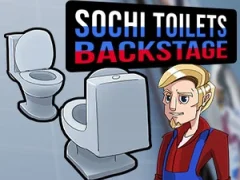 Leikur Sochi Toilets : Backstage á netinu