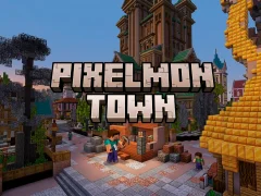 Leikur Pixelmon Town á netinu