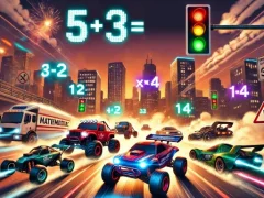 Leikur Mathematics Racing á netinu
