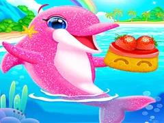 Leikur My Twin Dolphin Baby Care á netinu