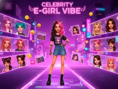 Leikur Celebrity E-Girl Vibe á netinu
