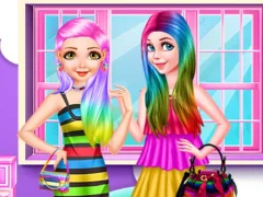 Leikur Princess Rainbow Look á netinu