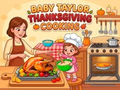 Leikur Baby Taylor Thanksgiving Cooking á netinu