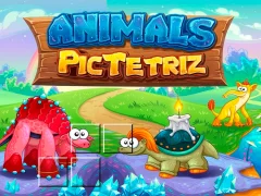 Leikur Animals Pic Tetriz á netinu