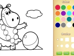 Leikur Baby Farm Animals Coloring Book for Kids á netinu