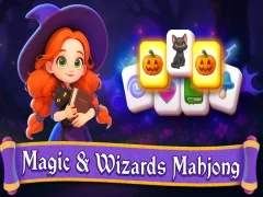 Leikur Magic and Wizards Mahjong á netinu