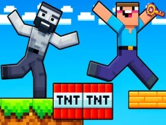 Leikur Noob: Parkour Tricks á netinu