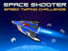 Leikur Space Shooter: Speed Typing Challenge á netinu