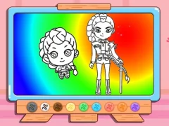 Leikur Coloring Book: Kpop Rumi á netinu