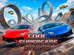 Leikur Cool SuperCars Stunts á netinu