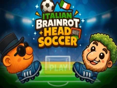 Leikur Italian Brainrot Head Soccer á netinu