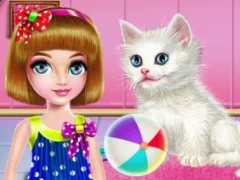 Leikur Kitty Care and Grooming á netinu