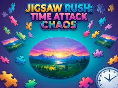 Leikur Jigsaw Rush Time Attack Chaos á netinu