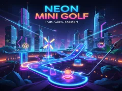 Leikur Neon Mini Golf á netinu