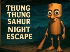 Leikur Thung Thung Sahur Night Escape á netinu