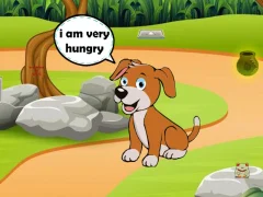 Leikur Feed The Dog Meal á netinu