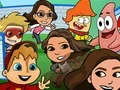 Leikur Nickelodeon Tag attack á netinu