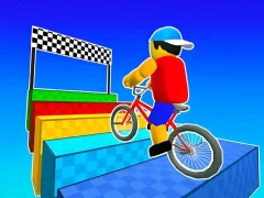 Leikur Obby On a Bike á netinu