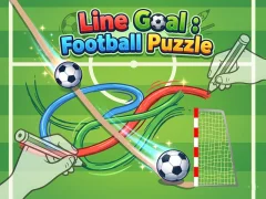 Leikur Line Goal : Football Puzzle á netinu