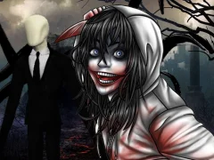 Leikur Jeff The Killer The Hunt For The Slenderman á netinu