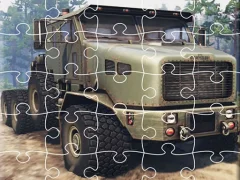 Leikur Offroad Trucks Jigsaw á netinu
