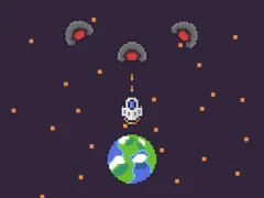 Leikur Pixel Protect Your Planet á netinu