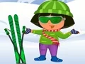 Leikur Dora Ski Dress up á netinu