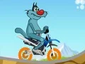 Leikur Oggy And The Cockroaches Bike á netinu