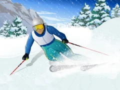 Leikur Ski King 2022 á netinu