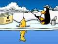 Leikur Club Penguin: Ice Fishing á netinu
