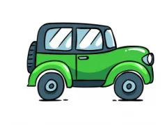 Leikur Cartoon Cars Spot The Difference á netinu