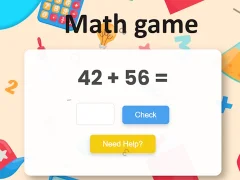 Leikur Math game á netinu