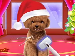 Leikur Christmas ASMR Makerover Salon á netinu