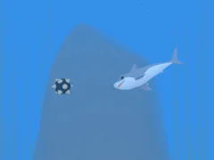 Leikur Lonely Shark Frenzy á netinu