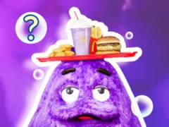 Leikur Kids Quiz: Grimace Shake Trivia á netinu