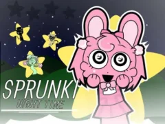 Leikur Sprunki Night Time 2 á netinu