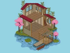 Leikur Pixel House á netinu