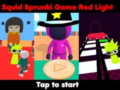 Leikur Squid Sprunki Game Red Light á netinu
