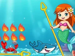 Leikur Princess vs Shark á netinu