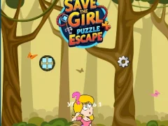 Leikur Save the Girl Puzzle Escape á netinu