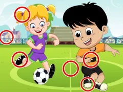 Leikur Soccer Differences á netinu