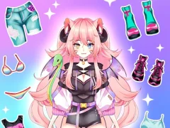 Leikur Anime Dress Up Moe á netinu