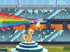 Leikur My Little Pony Rainbow Power Equestria Dash á netinu