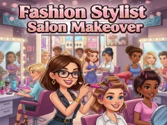 Leikur Fashion Stylist Salon Makeover á netinu