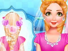 Leikur Princess wedding hairstyle á netinu