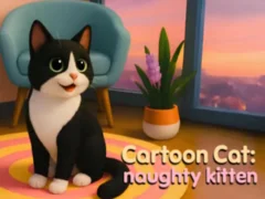 Leikur Cartoon Сat: naughty kitten á netinu
